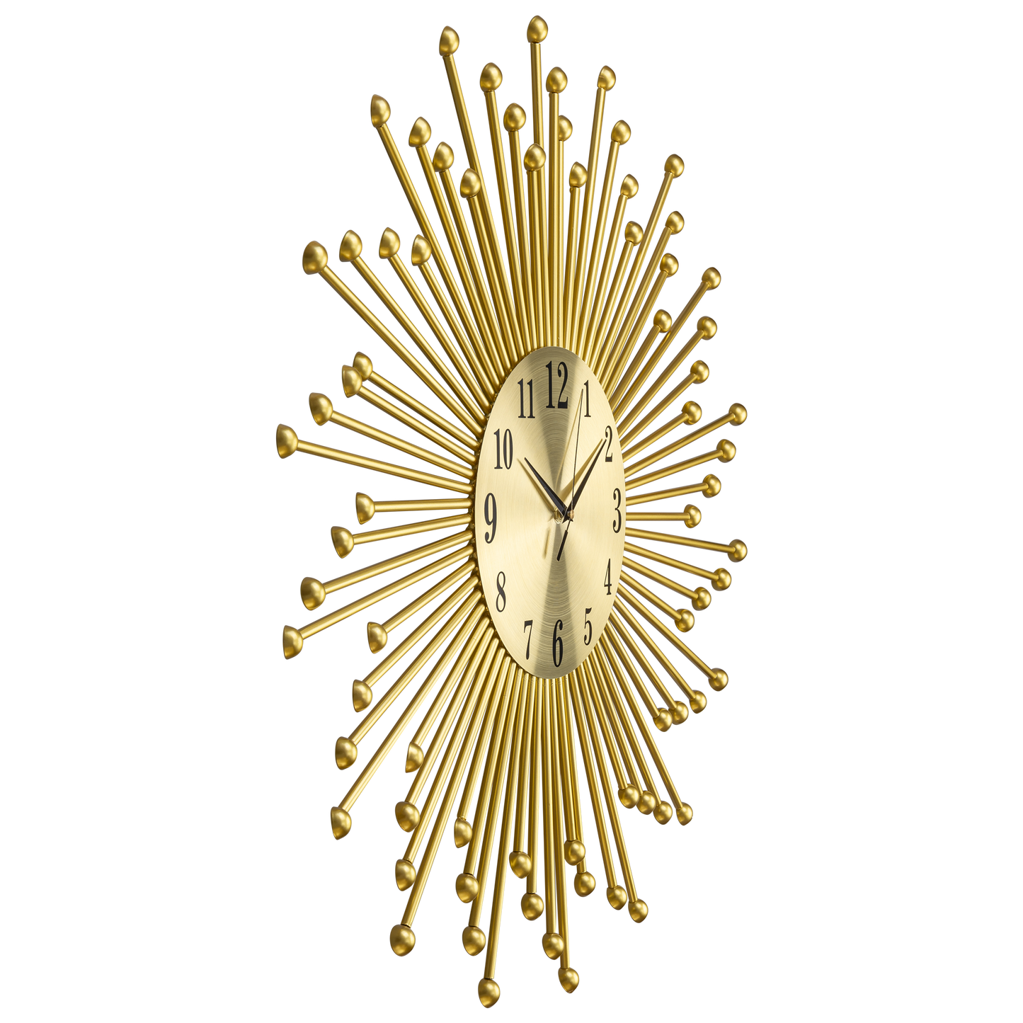Shining Sun Metal Art Wall Clocks for the Home Buy Wall Clock Online