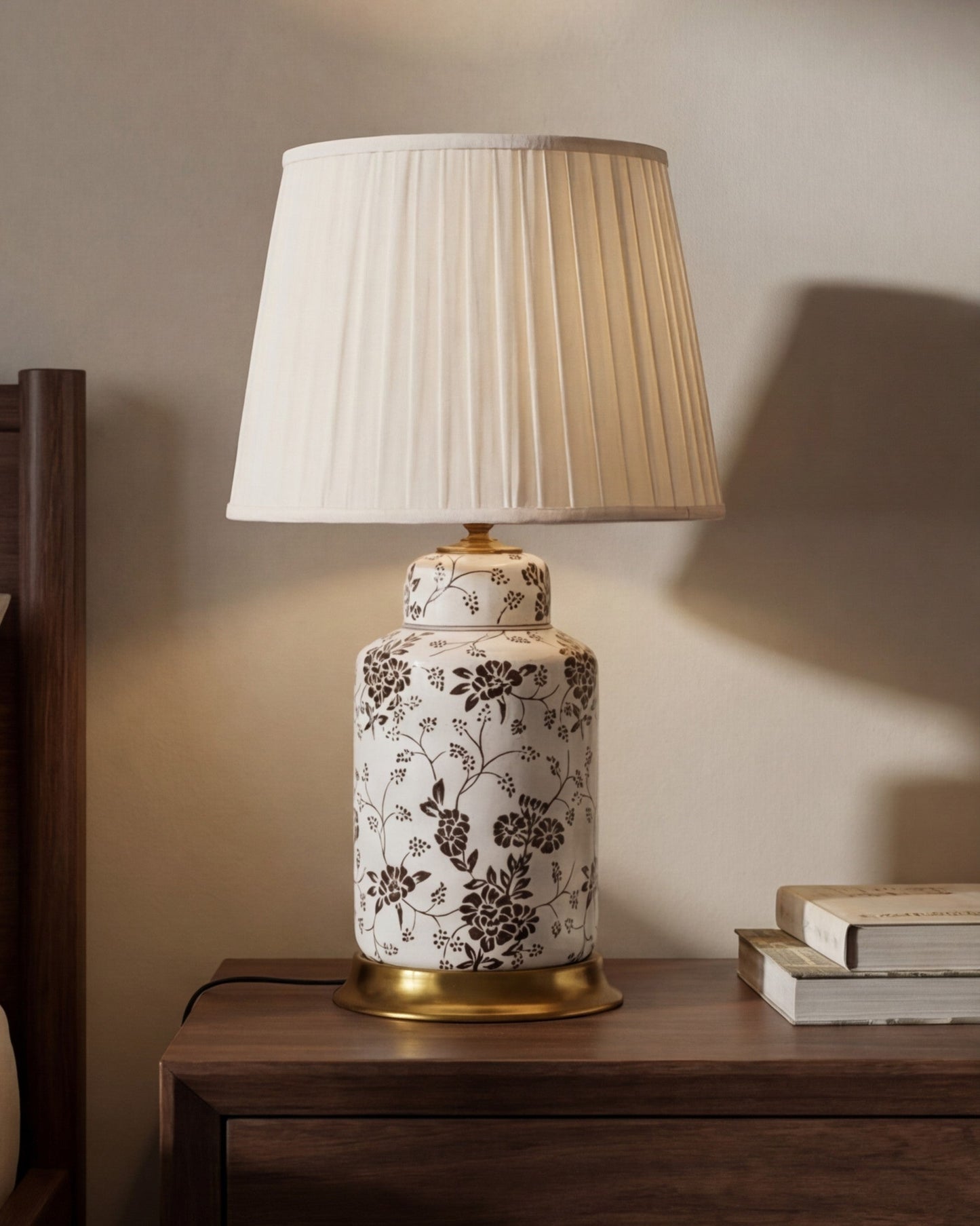 Floral Ceramic Table Lamp