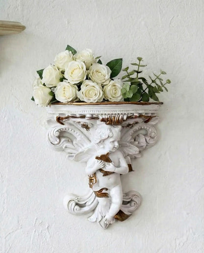 Angel Cherub Wall Vase