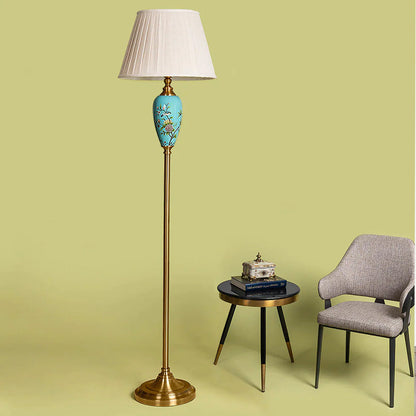 Alabama Floral Base Tall Floor Lamp