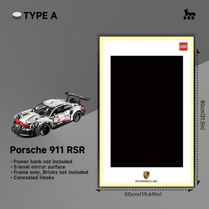 LEGO® TECHNIC™ Porsche 911 RSR 42096 Car Display frame And LEGO Set