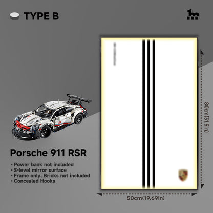 LEGO® TECHNIC™ Porsche 911 RSR 42096 Car Display frame And LEGO Set