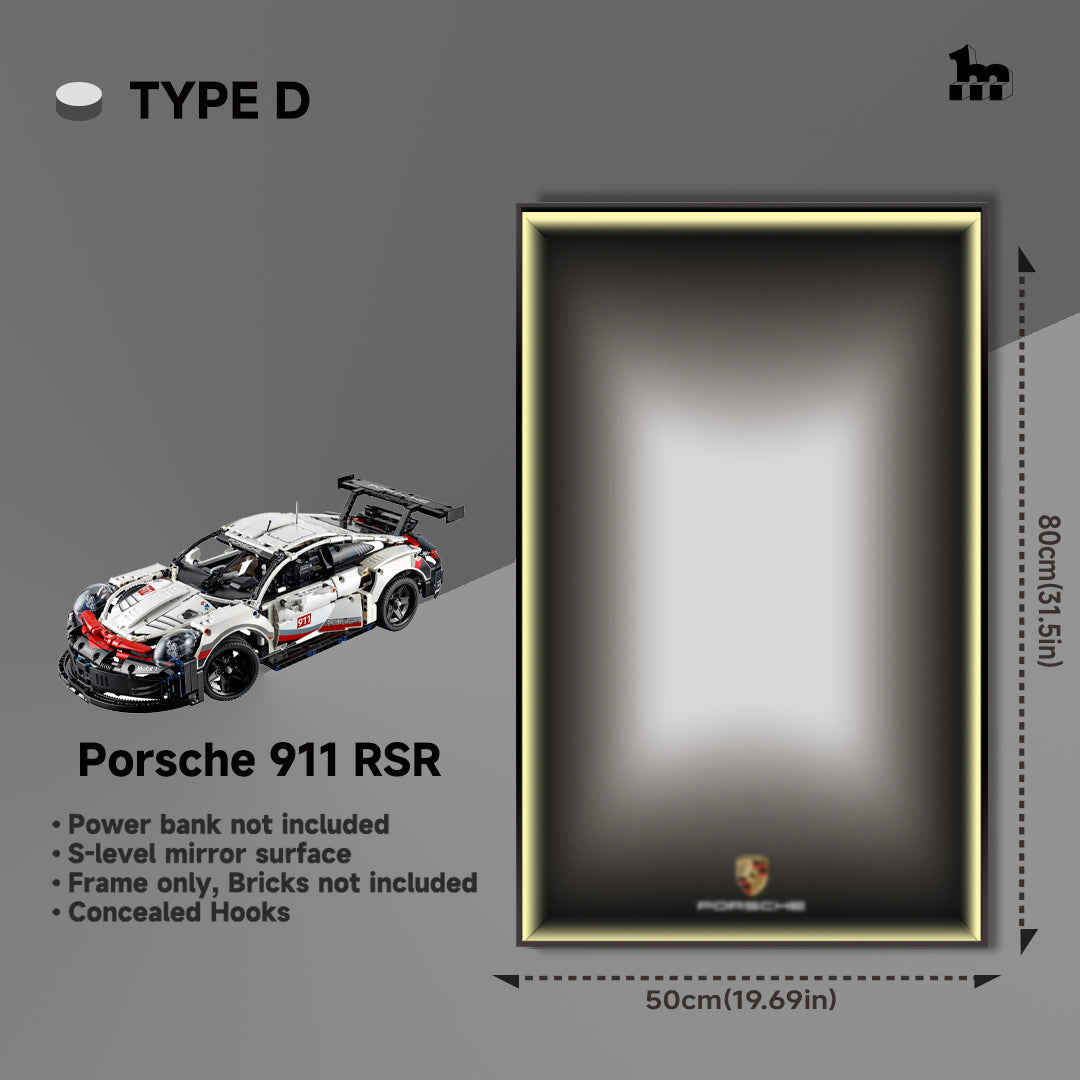 LEGO® TECHNIC™ Porsche 911 RSR 42096 Car Display frame And LEGO Set