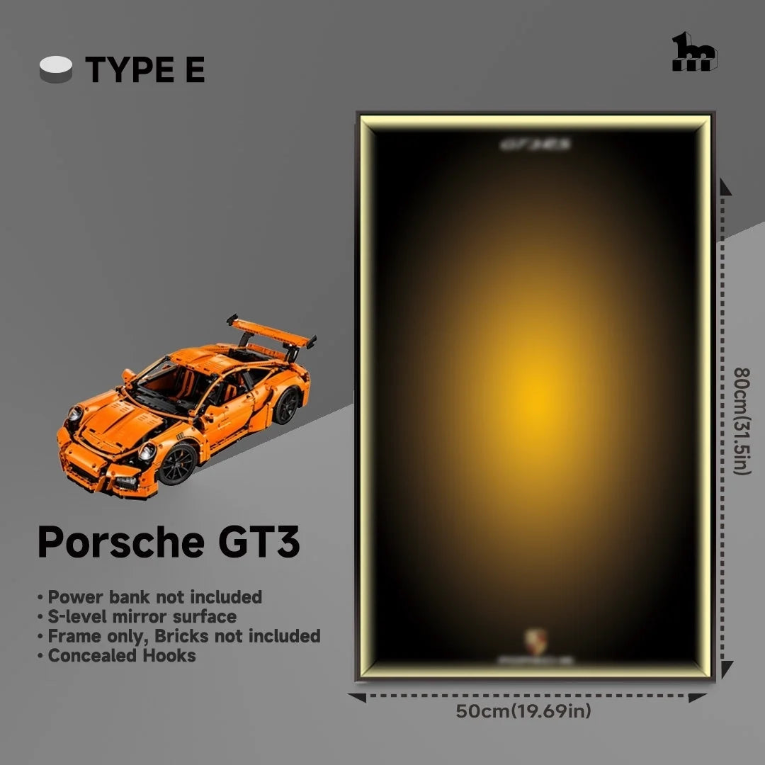 LEGO® TECHNIC™ Porsche 911 GT3 RS 42056 Car Display frame And LEGO Set