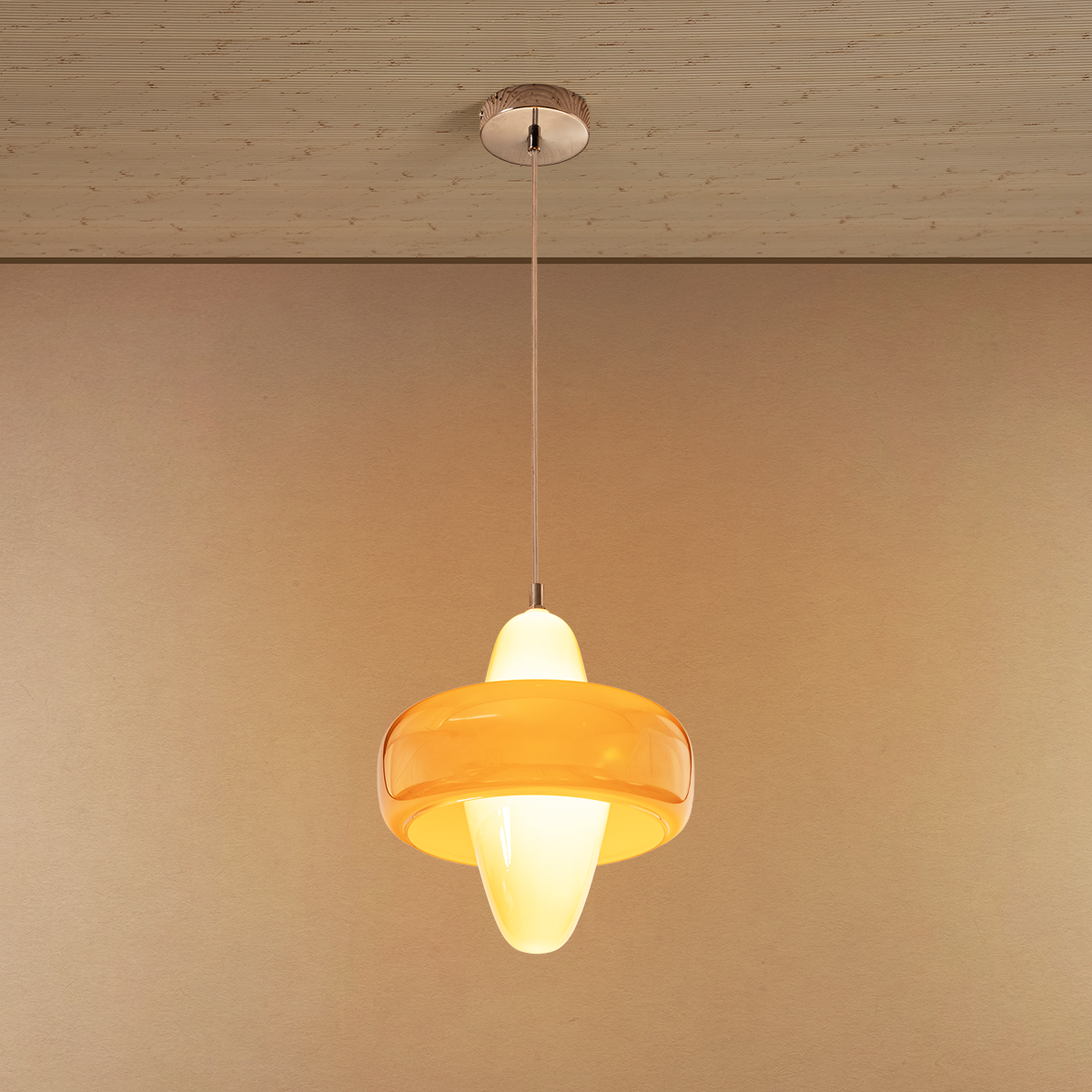 Celeste Amber Ceiling Light For Home & Home Decoration Item