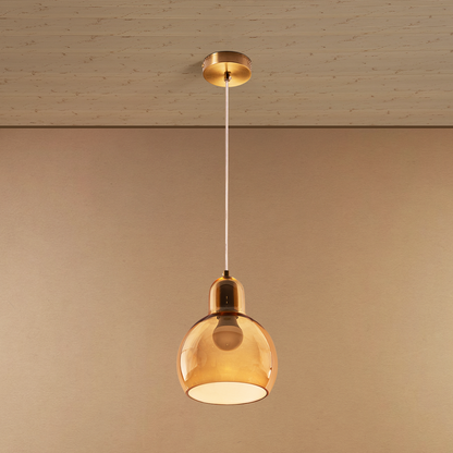 Lumera Globe Pendant Light For Living Room & Home Decoration item - Amber