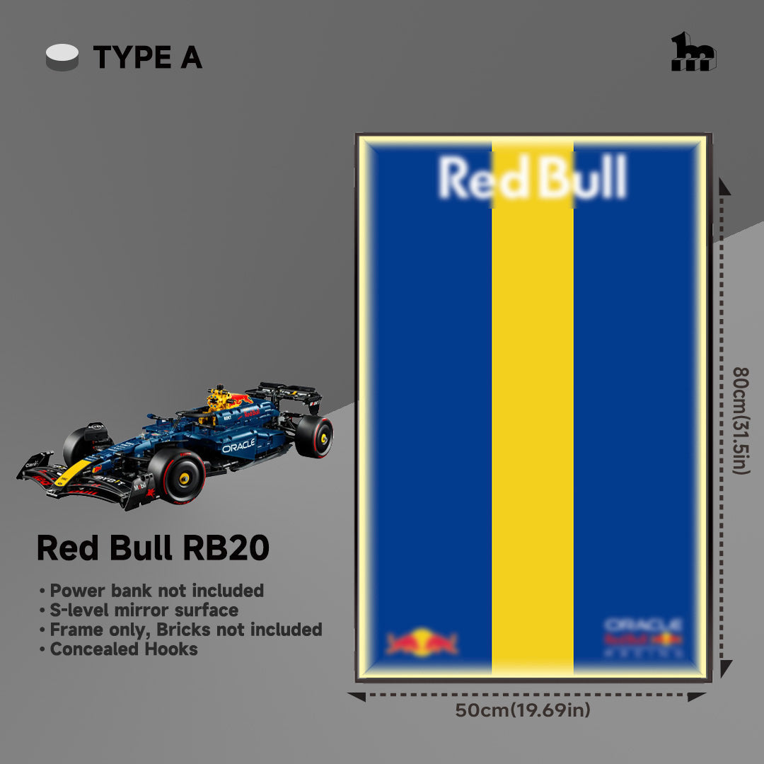 LEGO® TECHNIC™ Oracle Red Bull Racing RB20 F1 Car 42206 Car Display  Frame And LEGO Set