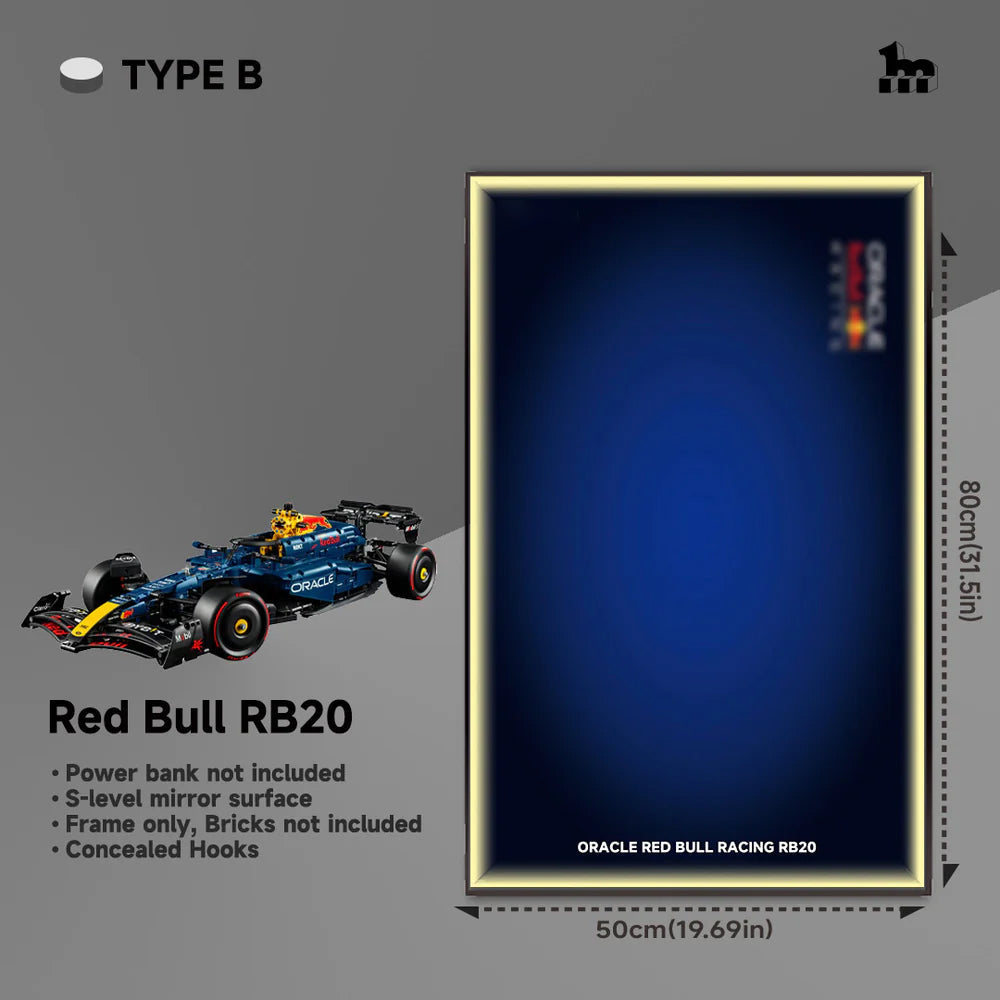 LEGO® TECHNIC™ Oracle Red Bull Racing RB20 F1 Car 42206 Car Display  Frame And LEGO Set