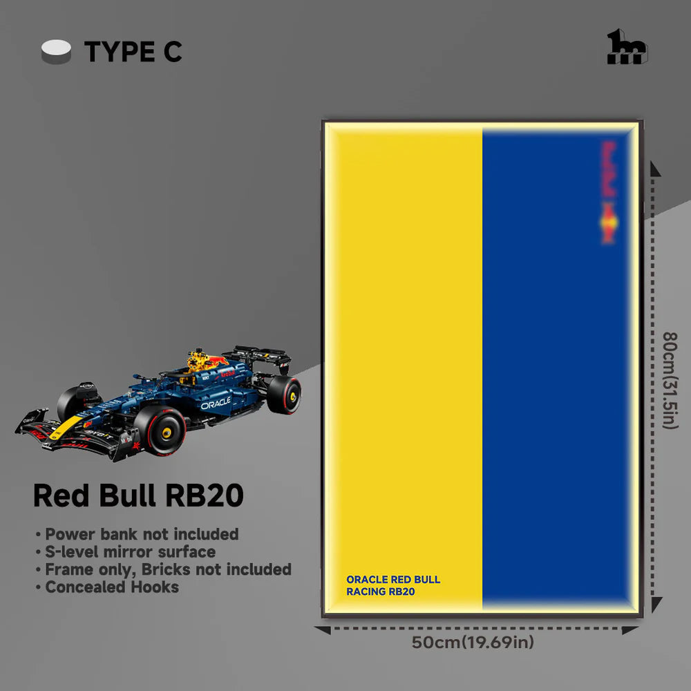 LEGO® TECHNIC™ Oracle Red Bull Racing RB20 F1 Car 42206 Car Display  Frame And LEGO Set