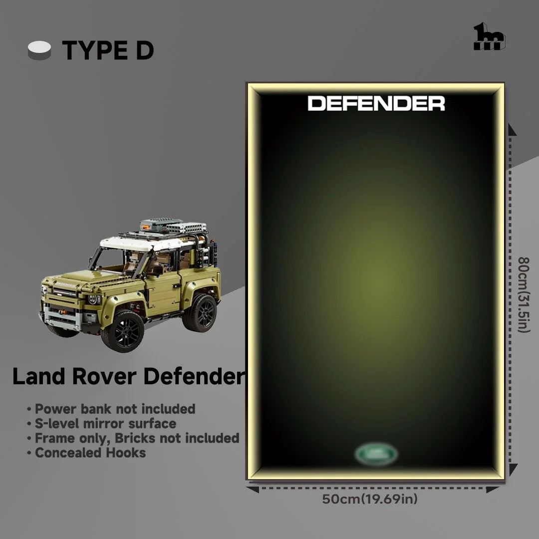 LEGO® TECHNIC™ Land Rover Defender 10317 Car display frame And LEGO Set