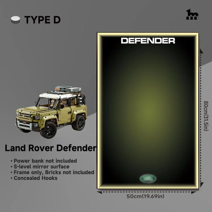 LEGO® TECHNIC™ Land Rover Defender 10317 Car display frame And LEGO Set
