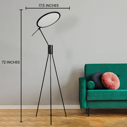 Modern Geometric Orb Designer Standing Lamp
