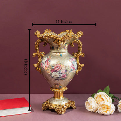 Soft Floral Dreams Decorative Vase & Showpiece