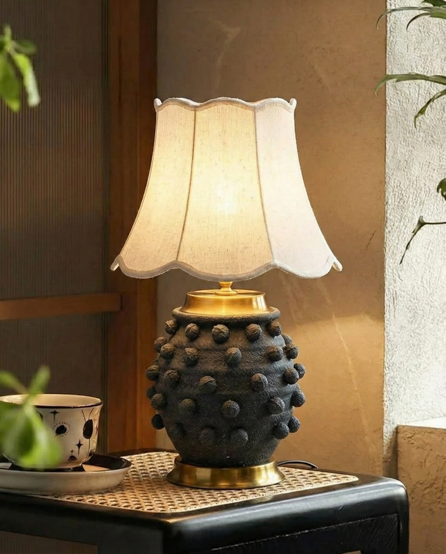 Midnight Pebble Luxe Table Lamp
