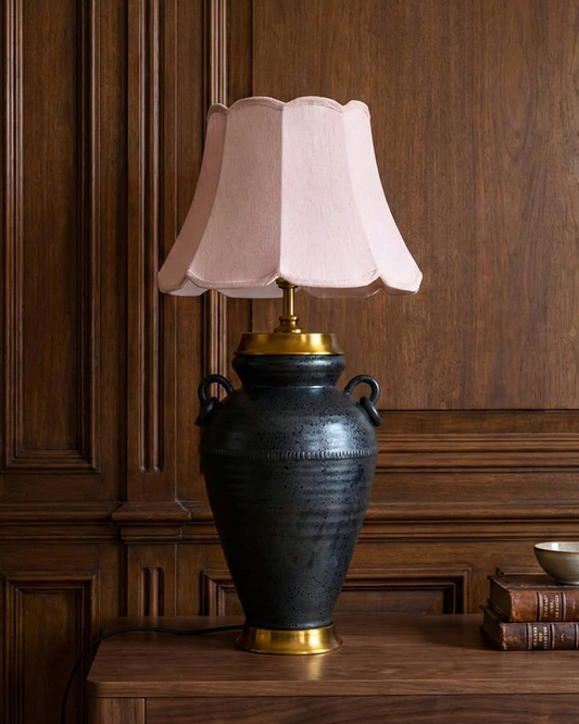 Obsidian Urn Luxe Table Lamp