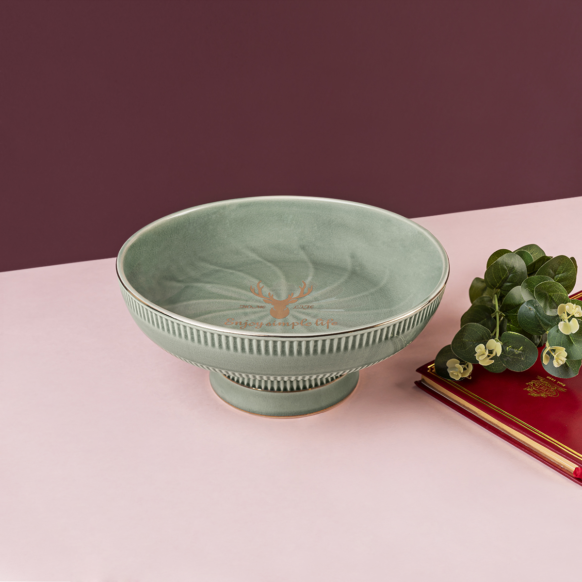 Dazzling Beauty Ceramic Serveware - Green