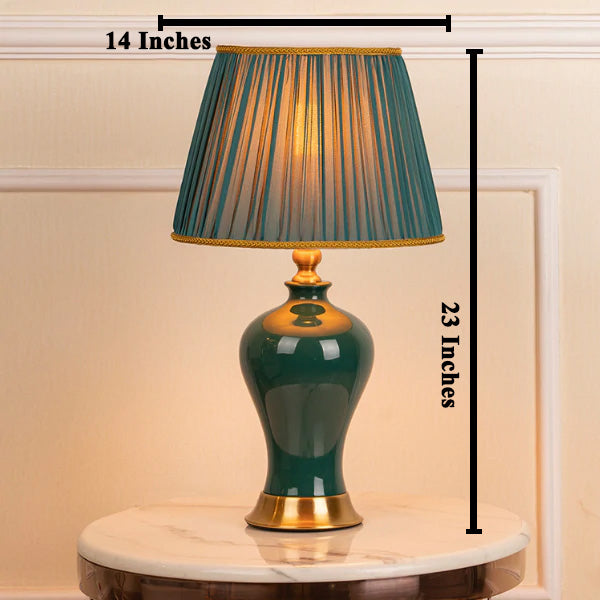 The Green Comet Antique Decorative Table Lamp - Big