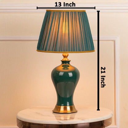 The Green Comet Antique Decorative Table Lamp - Medium
