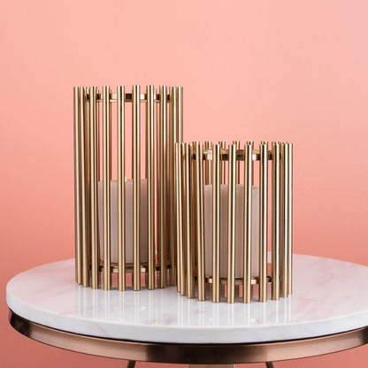 The Mystique Tube Candle Stand - Pair