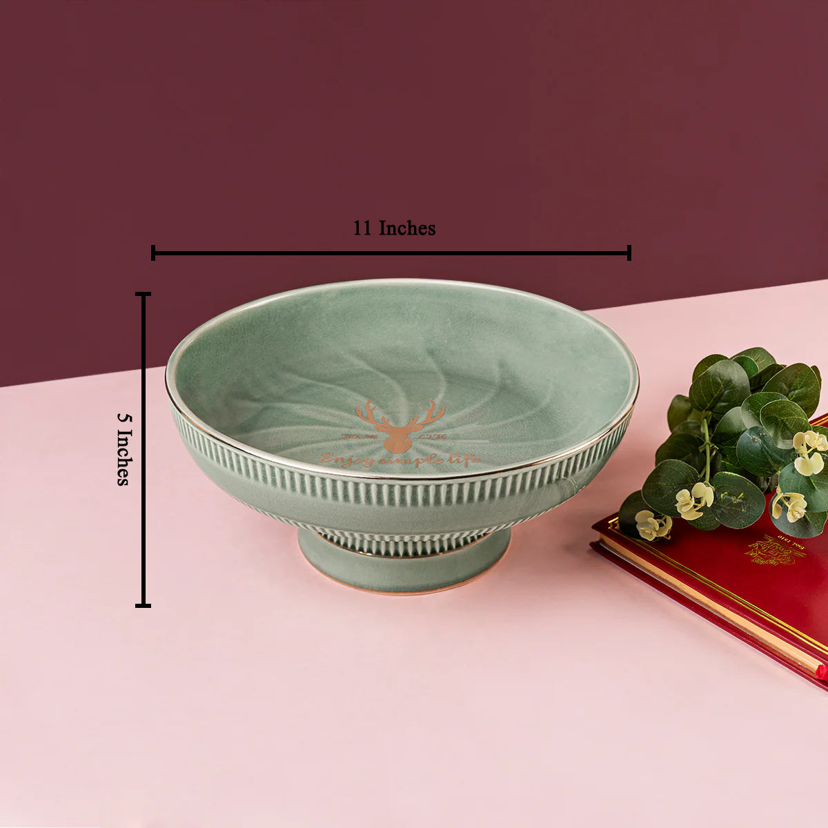 Dazzling Beauty Ceramic Serveware - Green