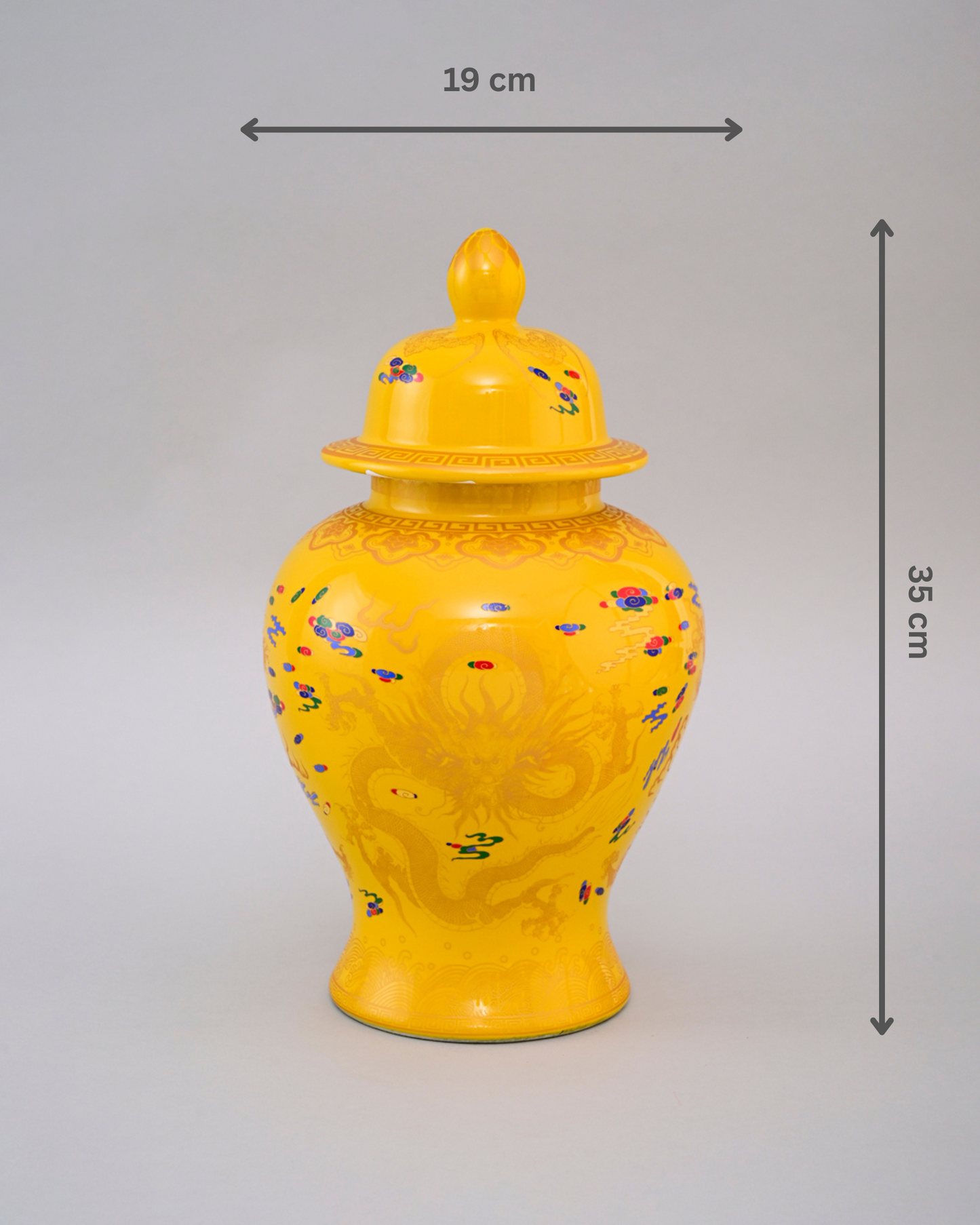 Golden Imperial Dragon Table Lamp