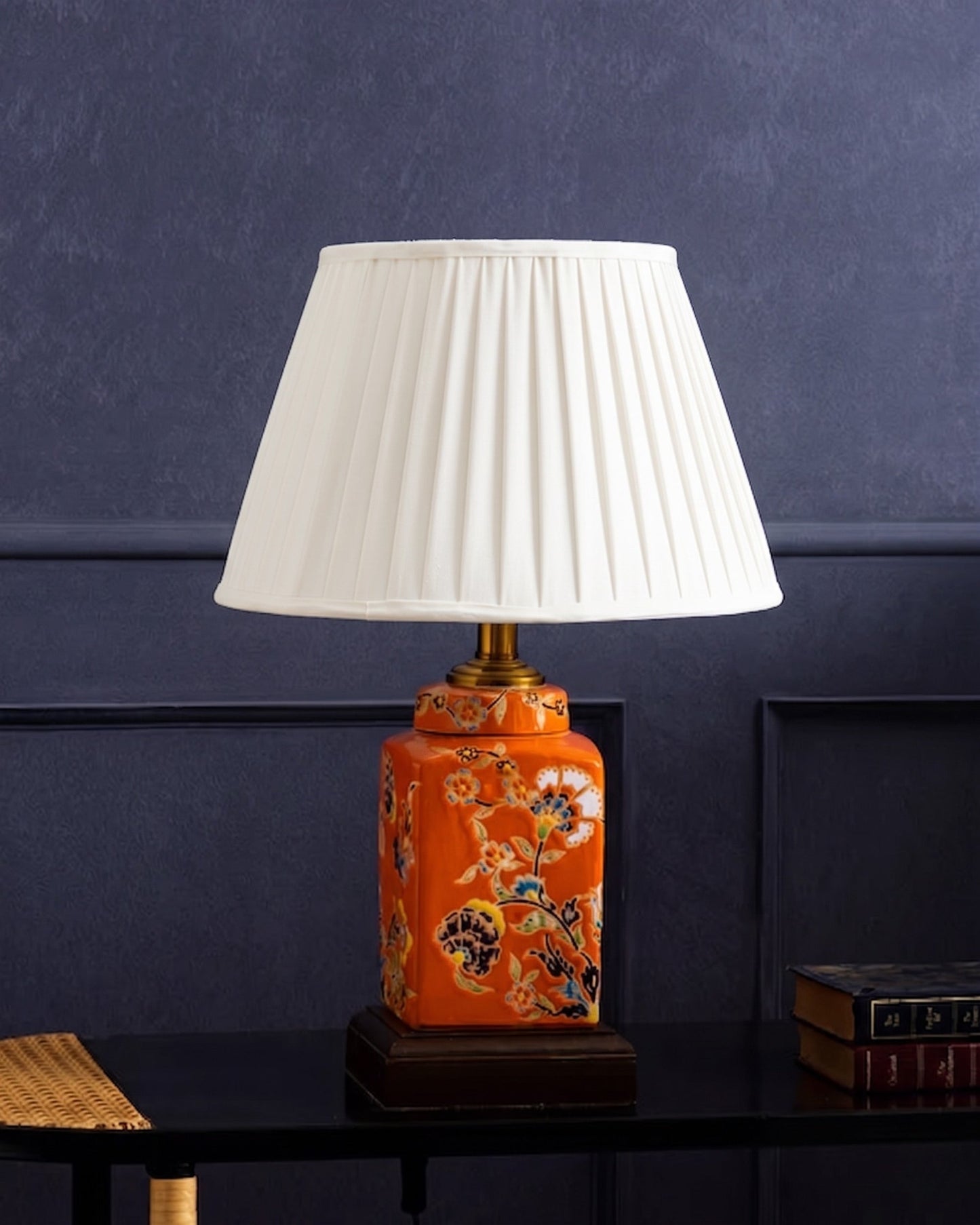 Sunset Blossom Ceramic Table Lamp