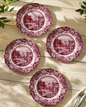 Roman Pink Ceramic Quarter Plate