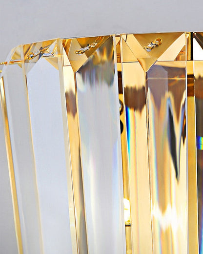 Tapered Crystal Wall Sconce - Medium