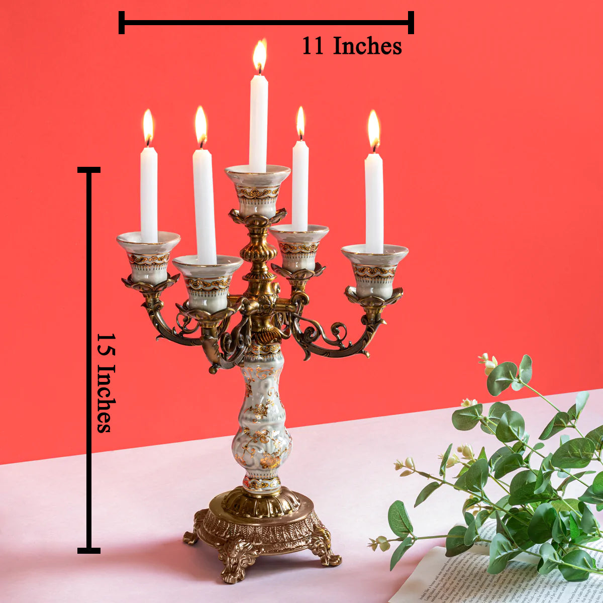 Virginia Five Piece Decorative Candle Stand