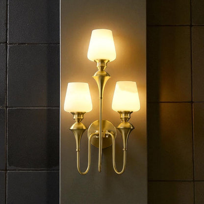 Elysian Curve Wall Lamps  for Living Room - Triple Sconce