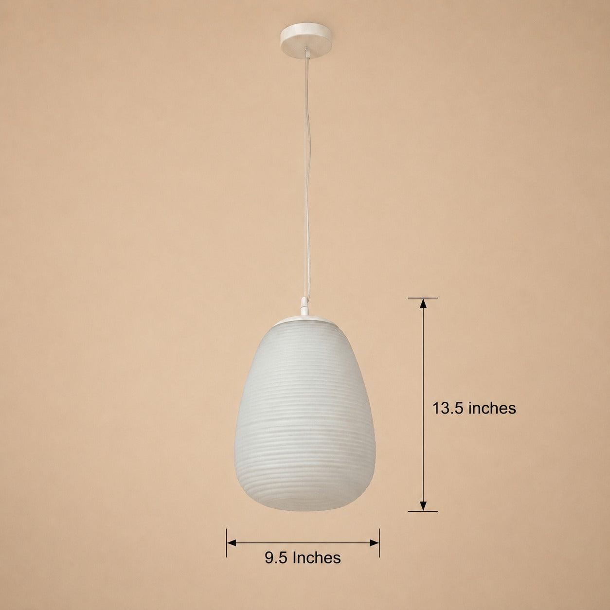 Zen Cocoon Pendant Light For Living Room & Home Decoration item - Big