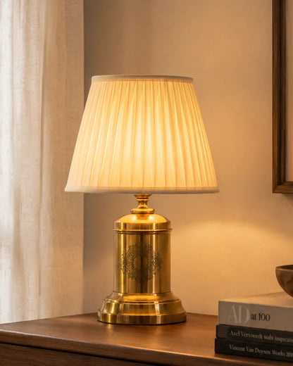 Regal Aura Brass Table Lamp