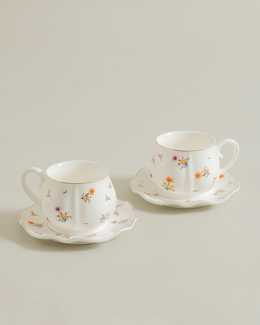 Blossom Meadow Tea Cup With Saucer