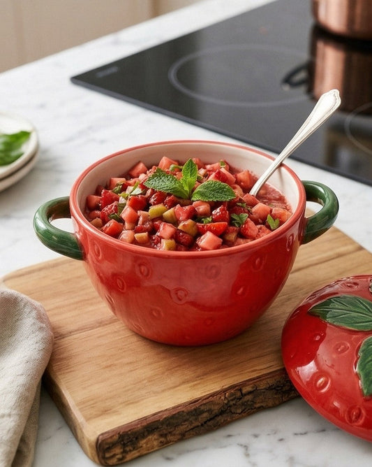 Strawberry Delight Casserole With Lid - 2.5 Ltr