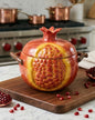 Pomegranate Ceramic Casserole With Lid - 3.5 Ltr