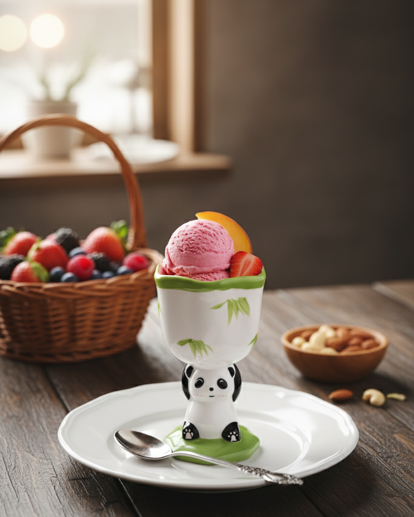 Panda Paradise Ice Cream Cup