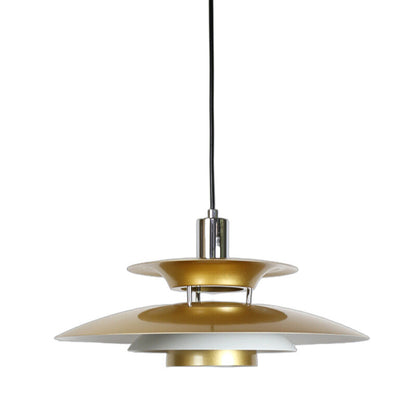 Arctic Wave UFO Pendant For Living Room & Item for Home Decoration - Gold