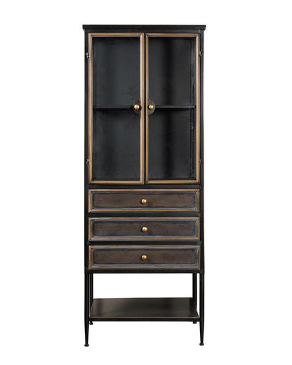 Roane Display Cabinet with Three Drawers