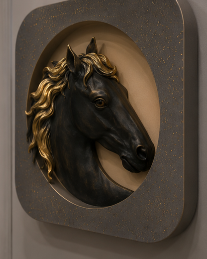 Regal Stallion Decorative Wall Accent