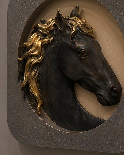 Regal Stallion Decorative Wall Accent