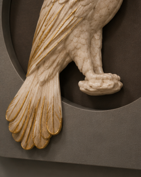 Ivory Dove Decorative  Wall Accent