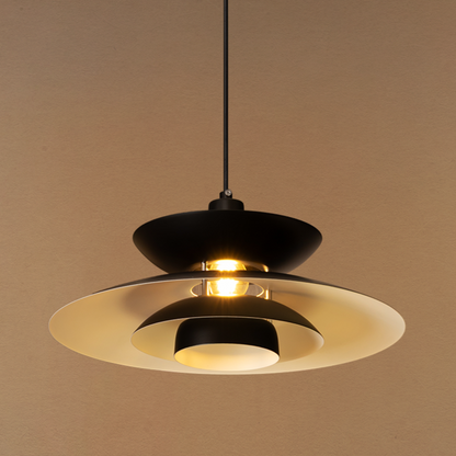 Floating Shade UFO Ceiling Light For Home - Black