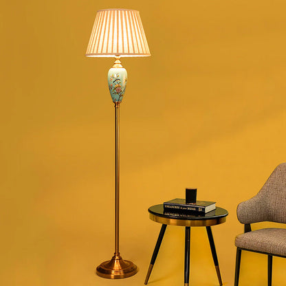 Alabama Floral Base Tall Floor Lamp