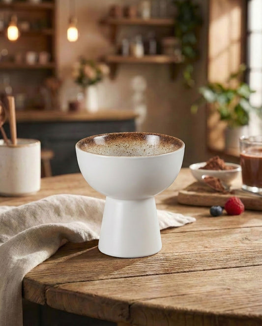 Artisan Glazed Dessert Bowl