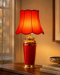 Crimson Radiance Table Lamp