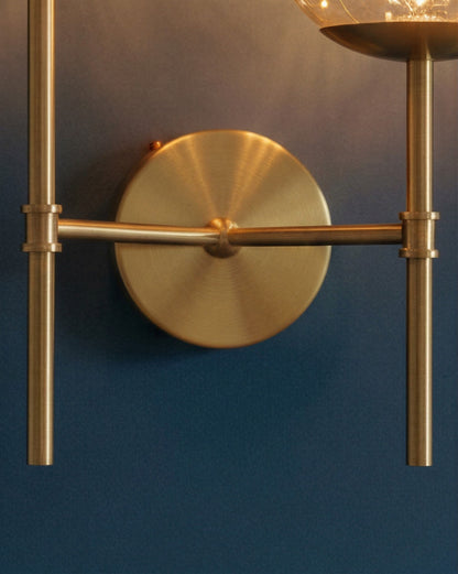 Double Globe Wall Light