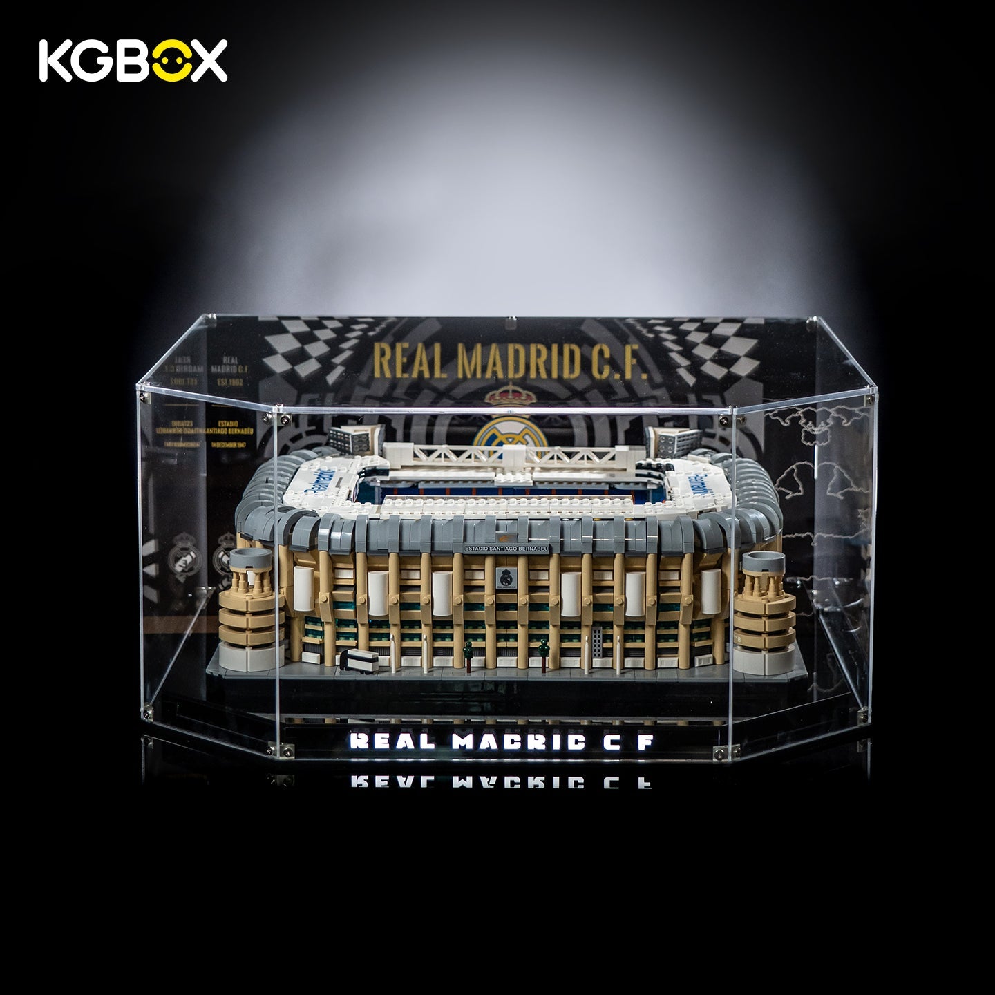 LEGO LED UV Display Case for 10299 Real Madrid Santiago Bernabéu Stadium