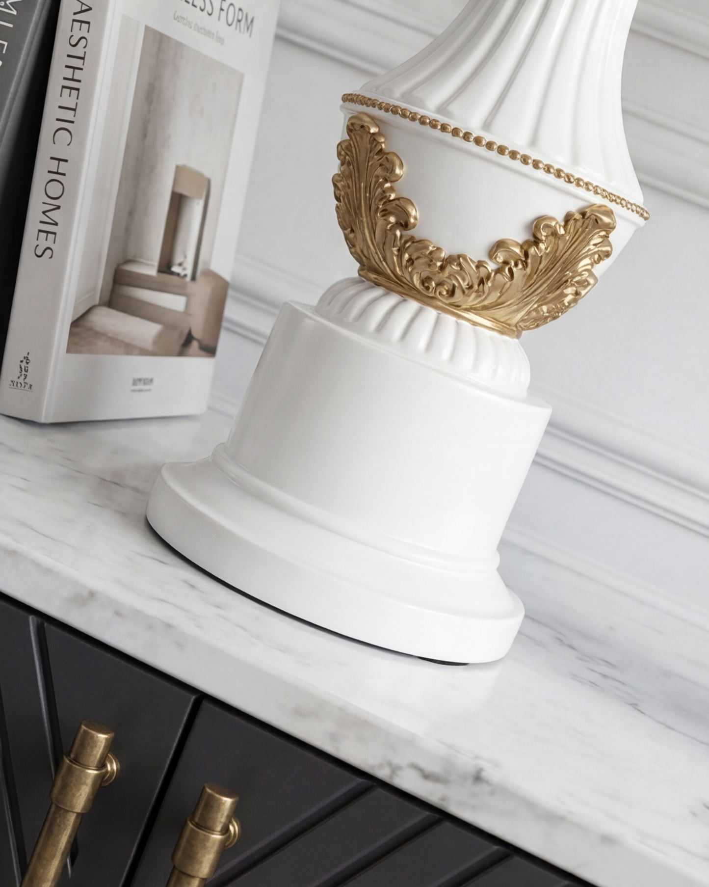 Imperial Crown Decorative Chess King - White