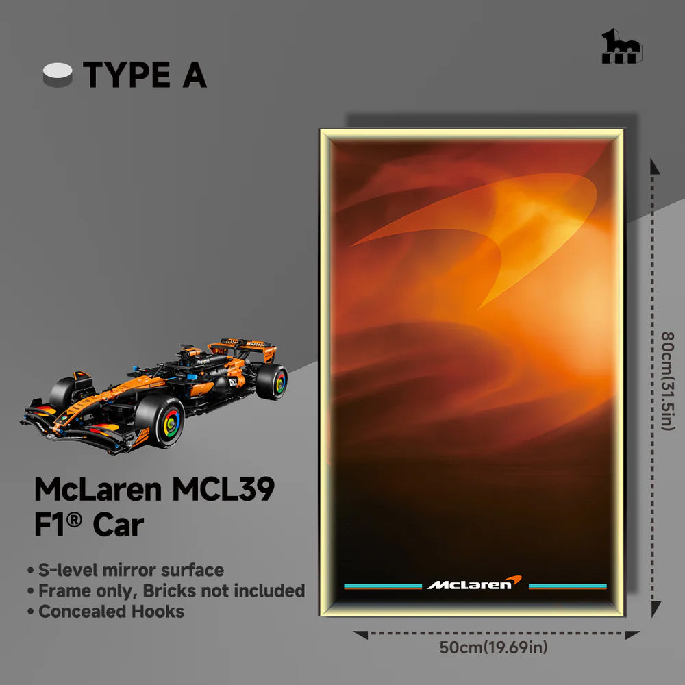 LEGO® TECHNIC™ 42228 McLaren MCL39 F1® Car display Frame And LEGO Set