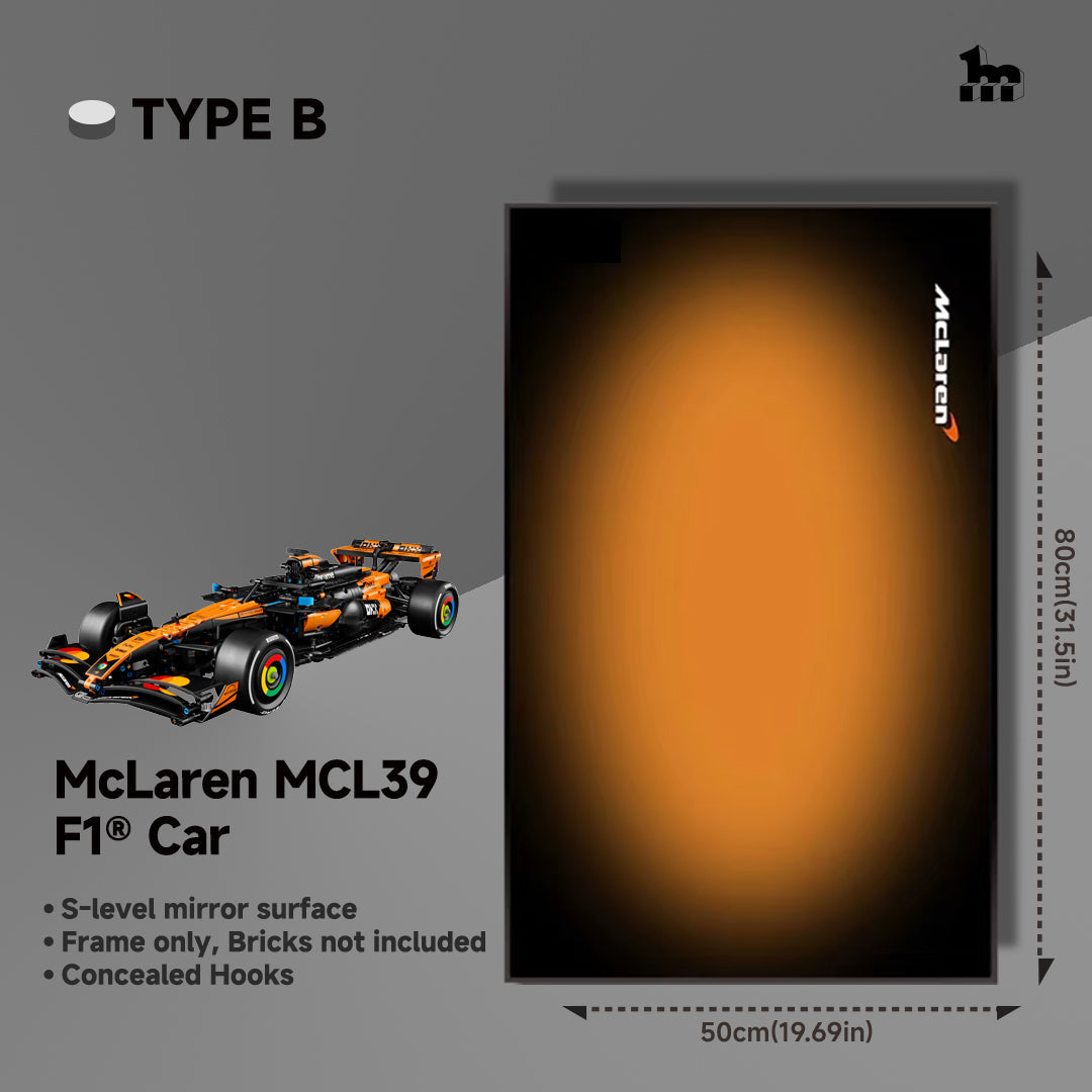 Car display Frame for LEGO® TECHNIC™ 42228 McLaren MCL39 F1® Car